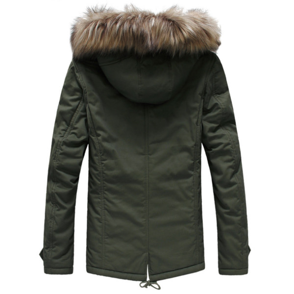Mens Warm Cotton Winter Casual Jacket Upset Coats at Banggood